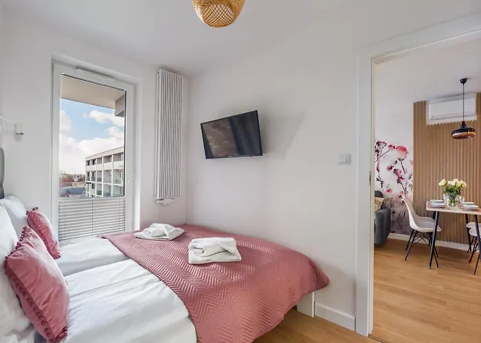 Apartament Flowers Z Parkingiem Perlowa Przystan - Holiday City